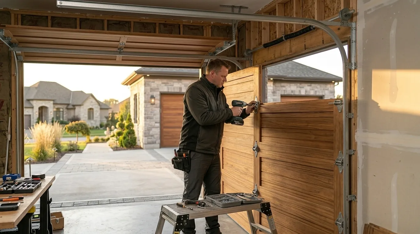 Garage door work by El Paso Garage Door Co in El Paso, TX