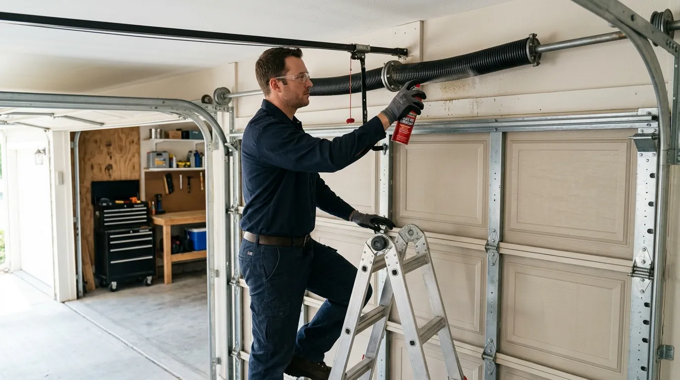 Garage door work by El Paso Garage Door Co in El Paso, TX