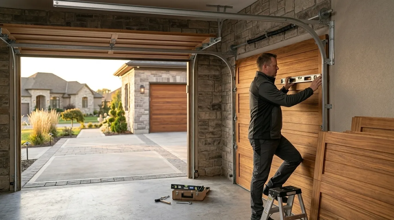 Garage door work by El Paso Garage Door Co in El Paso, TX